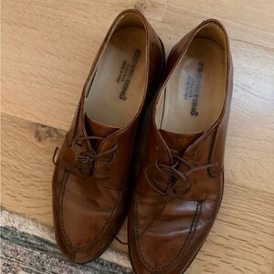 Brown Italian Leather Men's Shoes size 10.5.